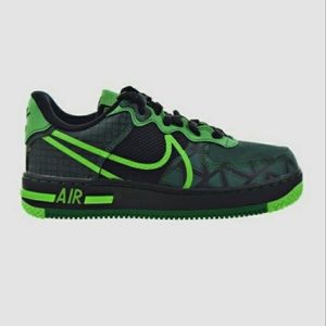 Nike Air Force 1 Men's Shoes Black-Pine Green-Green Strike 